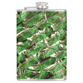 Klare grüne Wandwirkung und weißliche Blasen? Flachmann