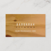 klare Holzstruktur für alle beruflichen Visitenkarte (Vorderseite)