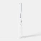 Klare Kante, Katzenruf iPhone 15 Hülle (Rechte Seite)