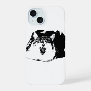 Klare Kante, Katzenruf iPhone 15 Hülle