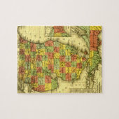 Klare Karte 1853 der wahren Ergebenheit MI Puzzle (Horizontal)