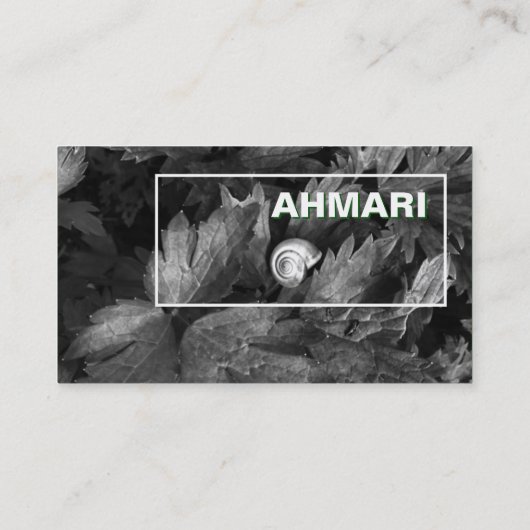 Klare Linie Visitenkarte (Rückseite)