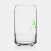 Klare Neon Monogram Glassteckdose - individuell ei Dosenglas (Rechts)