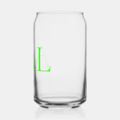 Klare Neon Monogram Glassteckdose - individuell ei Dosenglas (Links)