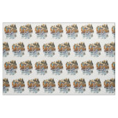 Klare Ölquelle-Pumpanlage Stoff (Fat Quarter (45,7 x 55,9 cm))