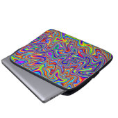 Klare psychedelische Neopren-Laptop-Hülse 10" - Laptopschutzhülle (Vorne Knopf)