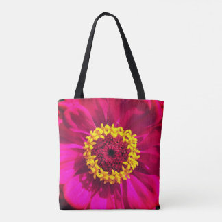 Klare rote Blumen Tasche