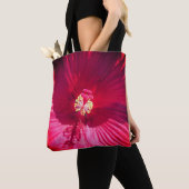 Klare rote Blumen Tasche (Von Nahem)