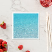 Klare Ruhe im blauen Meer Serviette (Beispiel)