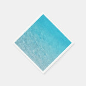 Klare Ruhe im blauen Meer Serviette (Ecke)
