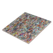 Klare Schiefer 6 x 6 Keramiken Fliese (Seite)