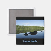 Klare Seeblick Magnet (Vorderseite/Rückseite)