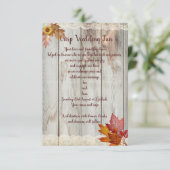 Klare Spaß-Hochzeit Einladung (Stehend Vorderseite)