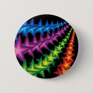 klare Sternstreifen Button