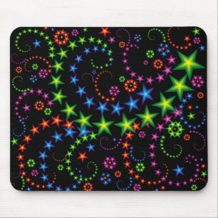 klare Sternzusammensetzung Mousepad