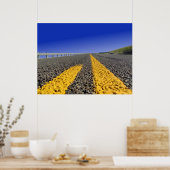 klare Straße Poster (Küche)