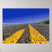 klare Straße Poster (Vorne)