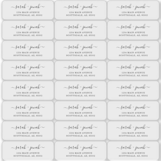 Klare, transparente Hochzeitsstipendiaten Aufkleber (Vorderseite)