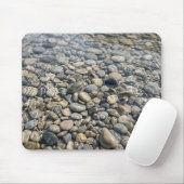 Klare Wasser über Flusskiesel-Mauspad Mousepad (Mit Mouse)
