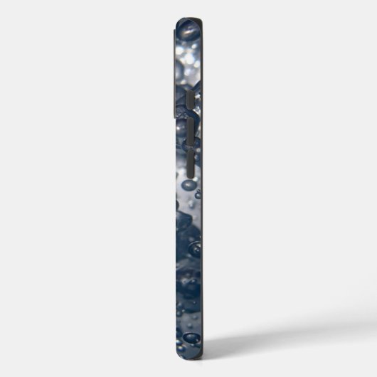 Klare Wasserblasen Case-Mate iPhone Hülle (Rückseite / Links)