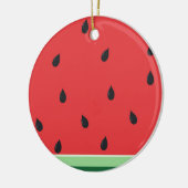 Klare Wassermelone Keramik Ornament (Links)