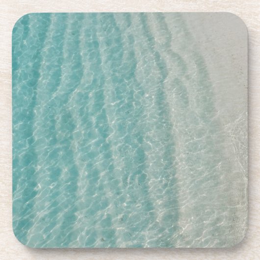 klare Wellen Getränkeuntersetzer (Vorderseite)