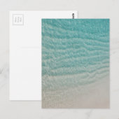 klare Wellen Postkarte (Vorne/Hinten)