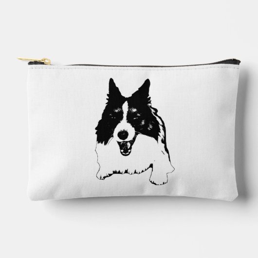 Klare Zips, klare Markierung Zubehörtasche (Vorderseite)