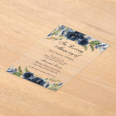 Klarer akademischer Gedenkdienst für die Seestreit Acryleinladungen (Ablage )