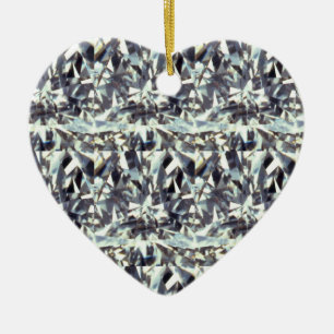 klarer Edelstein, Diamant Keramikornament