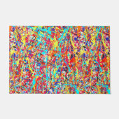 Klarer Farben-Spritzer abstrakt Fußmatte (Vorderseite)
