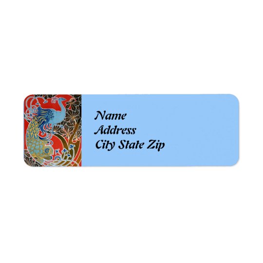 Klarer Kunst Nouveau Pfau