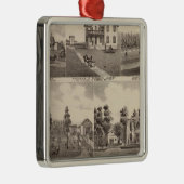 Klarer See, Waseca, Minnesota Ornament Aus Metall (Rechts)