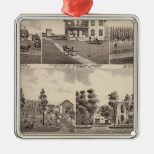 Klarer See, Waseca, Minnesota Ornament Aus Metall