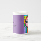Klarer Vixen-Inspirational Knochen-China-Tasse Porzellantasse (Vorderseite)