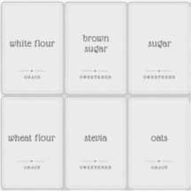 Klarere 2 x 3"-Labels für benutzerdefinierte Berei