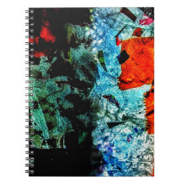 Klares abstraktes Spiral-Foto-Notizbuch, Gewöhnlic Notizblock
