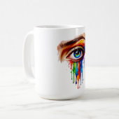Klares Auge Kaffeetasse (Vorderseite Links)