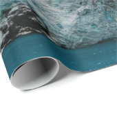 KLARES BLAUES MEER AM BERG GESCHENKPAPIER (Rolleneckpunkt)