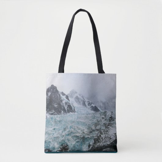 KLARES BLAUES MEER AM BERG TASCHE (Vorderseite)
