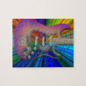 Klares Farbfriedensgitarren-Puzzlespiel Puzzle (Horizontal)