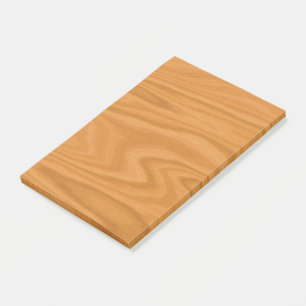 Klares Holz Post-it Klebezettel