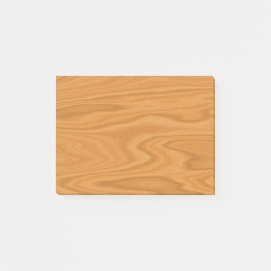 Klares Holz Post-it Klebezettel (Vorderseite)