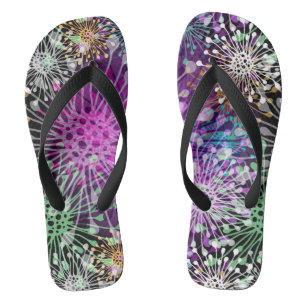 Klares pickeliges Muster Badesandalen