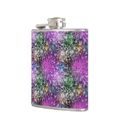 Klares pickeliges Muster Flachmann (Links)