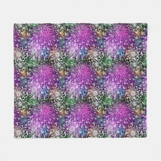 Klares pickeliges Muster Fleecedecke (Vorderseite (Horizontal))