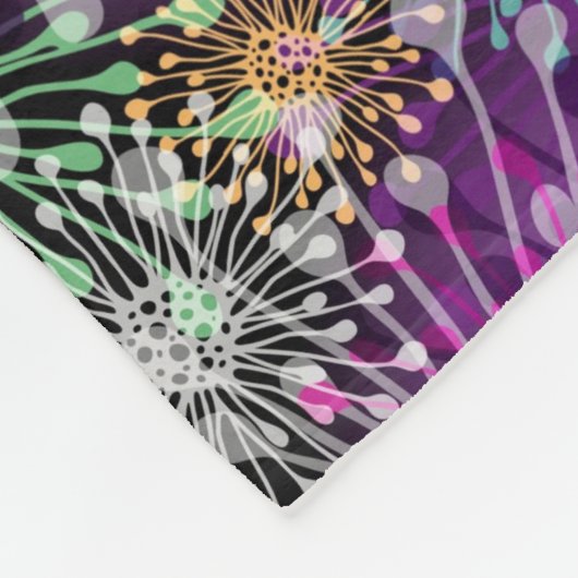 Klares pickeliges Muster Fleecedecke (Ecke)