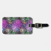 Klares pickeliges Muster Gepäckanhänger (Vorderseite horizontal)