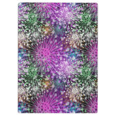 Klares pickeliges Muster Klemmbrett (Rückseite)