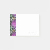 Klares pickeliges Muster Post-it Klebezettel (Vorderseite)